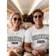 thumbnail image 1 of [Cotton Bride Gift] Cotton Bride & Groom 2025 Matching T-Shirts - Casual Loose Fit, Short Sleeve, Round Neck Tees for Couples, Perfect Gift for Wife or Husband, Couples Casual Wear, Nontransparent Cl, 1 of 4