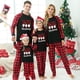 thumbnail image 1 of Pijamas navideños familiares, conjunto de disfraz para el hogar, pijamas navideños con estampado a cuadros, pijamas navideños familiares a juego, 1 of 5