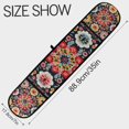 thumbnail image 3 of Yayeee Double Oven Mitt Kitchen Heat Resistant Baking 35" x7" Quilted Glove, Colorful Floral Pattern, 3 of 6