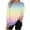Yellow, variant on QUNYINEY Pink Women Sweatshirts Casual Gradient Long Sleeve Crew Neck Tops Pullover Drop Shoulder Loose Sweatshirts
