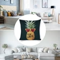 thumbnail image 3 of pineapple sunglasses heart linen throw pillowcase decoration pillowcase gifting preferred 20x20 inch cushion cover 2 sets sofa pillowcase sofa bedroom living room car, 3 of 7