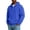 18#Blue, variant on Mens Solid Pullover Hoodie Long Sleeve Hooded Sweatshirt Drawstring Front Pocket Top Yellow L