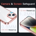thumbnail image 5 of JETech Case for iPhone 14 Plus 6.7-Inch, Shockproof Phone Bumper Cover, Anti-Scratch Clear Back (Rose Gold), 5 of 6