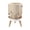 Color 1, variant on Small Trash Can with Lid Golden Sunset Beach Gentle Ocean Waves Footprints Sand 1.8 Gallon Dog Proof Trash Can Round Garbage Can Waste Bin Wastebasket for Bathroom Bedroom Living Room