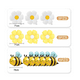 thumbnail image 2 of Kit De Globos De Abeja De Margarita 12 Piezas  Belug Amarillo, Negro, 2 of 5