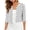 White, variant on Ladies Cropped Capelet Wrap 3/4 Sleeve Classic Polka Round Print Open Front Short Cardigan Soft Stretch Airy Versatile Layering Top For Bridal Beach Weekend Shopping Wear
