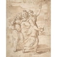 thumbnail image 2 of Anton Von Maron 15x18 Gold Ornate Wood Frame and Double Matted Museum Art Print Titled - Judith with the Head of Holofernes (18th Century-Early 19th Century), 2 of 4