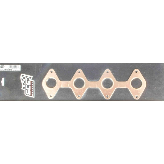SCE Gaskets 4246 Pro Copper Header Gasket - 1.500 in Round Port- Pair