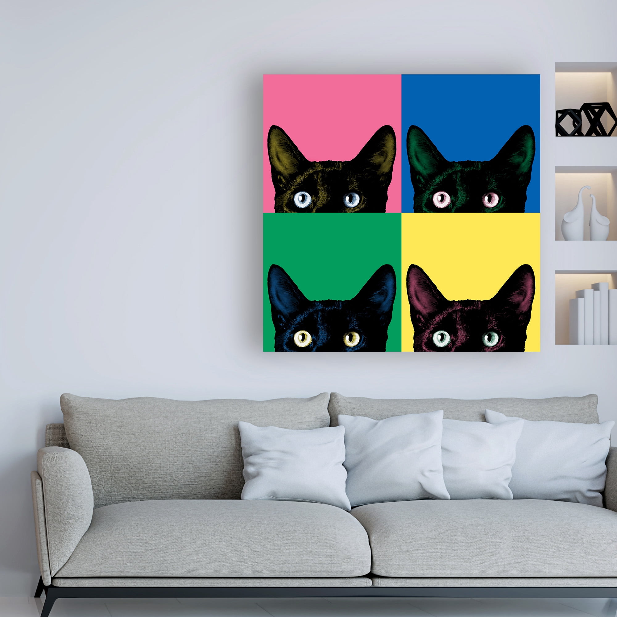 Trademark Fine Art 'Curiosity Pop' Canvas Art by Jon Bertell