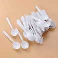 thumbnail image 5 of ACDANC 100PCS Plastic Spoons Round Head Design Soup Spoon Disposable Cutlery Party Spoons (White), 5 of 7