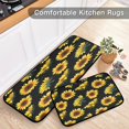 thumbnail image 5 of GZHJMY Sunflower (9) Anti Fatigue Kitchen Mat Set of 2 Non Slip Skid Washable Soft Absorbent Anti Kitchen Floor Mats for Kitchen Sink Laundry Room Bathroom (19"x27"+19"x47"), 5 of 7