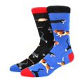thumbnail image 1 of Calcetines de algodón peinado de alta calidad patrón de comida tubo largo divertido feliz hombres calcetines novedad Skateboard Crew Casual calcetines locos Tan Jianjun unisex, 1 of 2