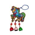 thumbnail image 2 of Adorno de caballo para bolso de Año Nuevo chino, decoración creativa bordada con caballo Campanas, 2 of 7