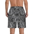 thumbnail image 3 of Kdxio Snake Pattern Mens Casual Shorts - Drawstring Summer Beach Sports Shorts for Men, 3 of 9