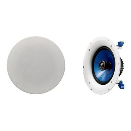 Yamaha - 8" 2-Way In-Ceiling Speakers (Pair) - White