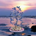 thumbnail image 4 of Healing Crystal Money Tree Feng Shui Gemstone Bonsai for Wealth Prosperity Chakra Energy Good Fortunes Home Office Desk Decor, 4 of 7