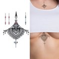 thumbnail image 3 of Black Underboob Temporary Stickers On Chest Waist Body Wreck It It Works Facial Wrap, 3 of 4
