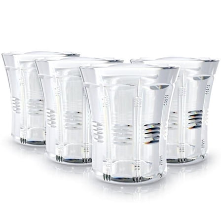 Godinger Sadie Double Old Fashion Glass Clear - Set of 4