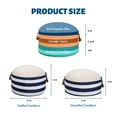 thumbnail image 5 of WOWMAX Pouf Ottoman with Storage, Round Ottoman Foot Rest Pouf Ottoman Stuffed Poufs for Living Room, Bedroom, Kid's Room, Dorm, Polyester & Foam Filled, 5 of 6