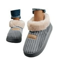 thumbnail image 3 of KANG Corduroy Slip On Slippers With Backstrap Indoor Outdoor Comfort Shoes For Fall And Winter Seasons, 3 of 8
