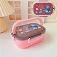 thumbnail image 3 of Disney Stitch Cute Cartoon Portable Lunch Box Student Hermetic Bento Box Office Portable High Capacity Double Layerlunch Box, 3 of 5