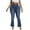 Royal Blue-920, variant on Gocolloa Plus Size Jeans Bootcut Stretchy for Women High Waisted Modern Curvy Flare Trouser Jean Dark Blue 18W