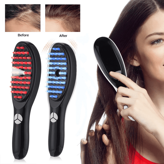 Electric Scalp Massager, The Original Brush for Hair, Innovative Hair Restoring Brush, Ultrasonic Vibration Atomization for Thinning Hair Treatment Anti Tangle Hair Brush Steamer
