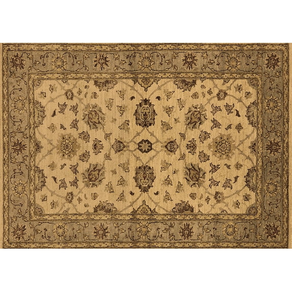 Ahgly Company Indoor Rectangle Oriental Brown Traditional Area Rugs, 2' x 5'