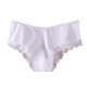 thumbnail image 5 of Gibobby Lencería sexy de mujer tanga Día de San Valentín Bragas sexis de malla para mujer, lencería calada, calzoncillos cómodos transpirables, ropa interior transparente(Blanco, XL), 5 of 5