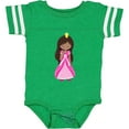 thumbnail image 3 of Inktastic African American Princess In Pink Dress Girls Baby Bodysuit, 3 of 5