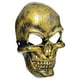 thumbnail image 3 of Careta del Halloween SkullGold 4Pzas 16x24.5cm Poliéster Oro Máscaras de Calavera., 3 of 3