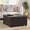 Espresso#1, variant on Large Ottomans, 35inch Storage Ottoman,Large Square Ottoman Bench with Storage,Tufted Ottomans Footstool for Living Room, Espresso Ottomans With Storage,Leather Fabric Ottomans