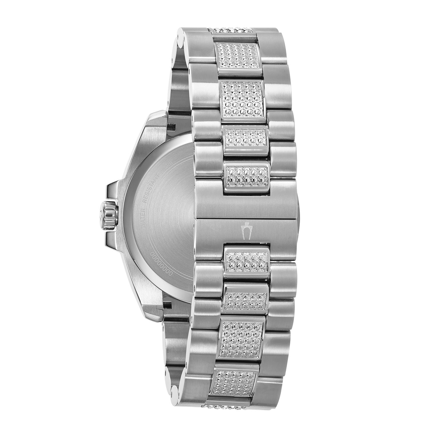 Bulova Men's Stainless Steel Crystal Watch 96C126 - image 2 of 3