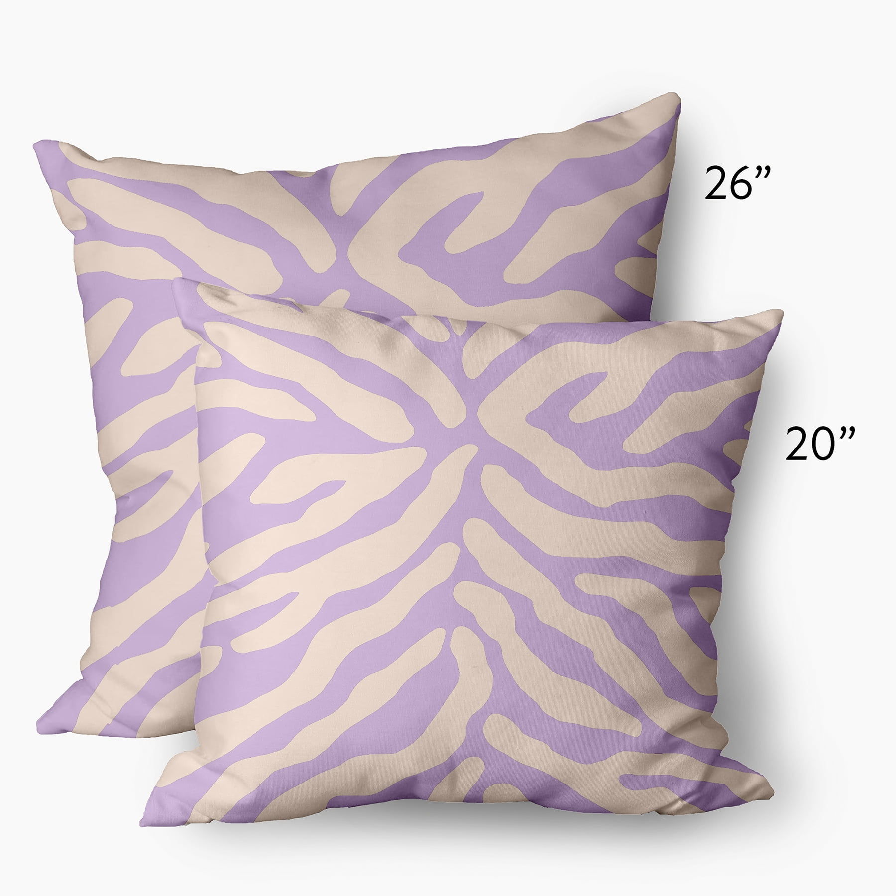 26" x 26" Simply Daisy Animal Stripe Decorative Throw Pillow