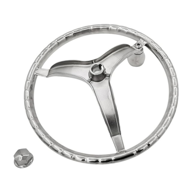 Volante de barco de acero inoxidable 316, herrajes multiusos de alto rendimiento En relieve