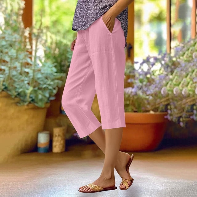 MKLEKYY Pantalones Cortos de Mezclilla para Mujer, Elegantes Pantalones Cortos Estampados, Sueltos, de Un Cuarto