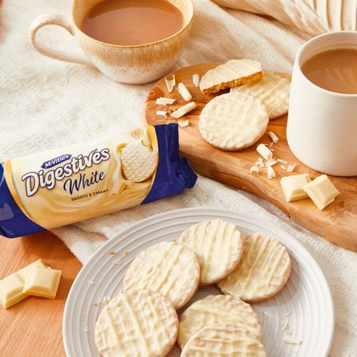 McVitie's White Digestives Biscuits 232g, British Import (Pack of 2)