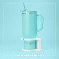 thumbnail image 6 of Swig Life 30oz Mega Mug, 30oz Tumbler with Handle and Straw, Large Insulated Tumblers, Cup Holder Friendly Travel Mug, Stainless Steel 30 oz Tumbler, Reusable Insulated Water Bottle (Green Thumb), 6 of 6