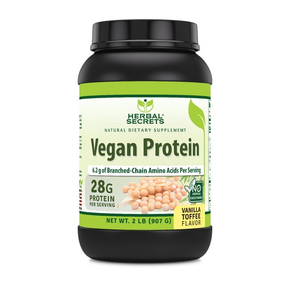 Herbal Secrets Vegan Protein Powder 2 Lbs Supplement