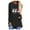 Black, variant on JINMGG Long Blouses for Women, Christmas Tops for Women Women Santa Claus Printed Long Sleeve Pullover Sweater Casual