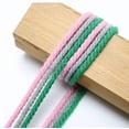 thumbnail image 4 of Cordón de macramé volteado, 100% algodón natural, 5 mm x 110 m, color negro, 4 of 6