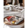 thumbnail image 6 of Mushrooms Cloth Napkins Set of 6 Reusable Dinner Napkins, Butterfly Botanical Country Plants White Wood Cocktail Napkin Washable Table Napkins for Wedding/Holiday Party/Baby Shower 20"x20", 6 of 7