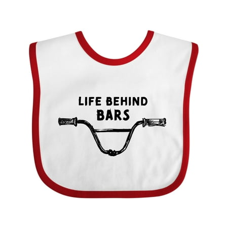 

Inktastic Life Behind Bars BMX Gift Baby Boy or Baby Girl Bib