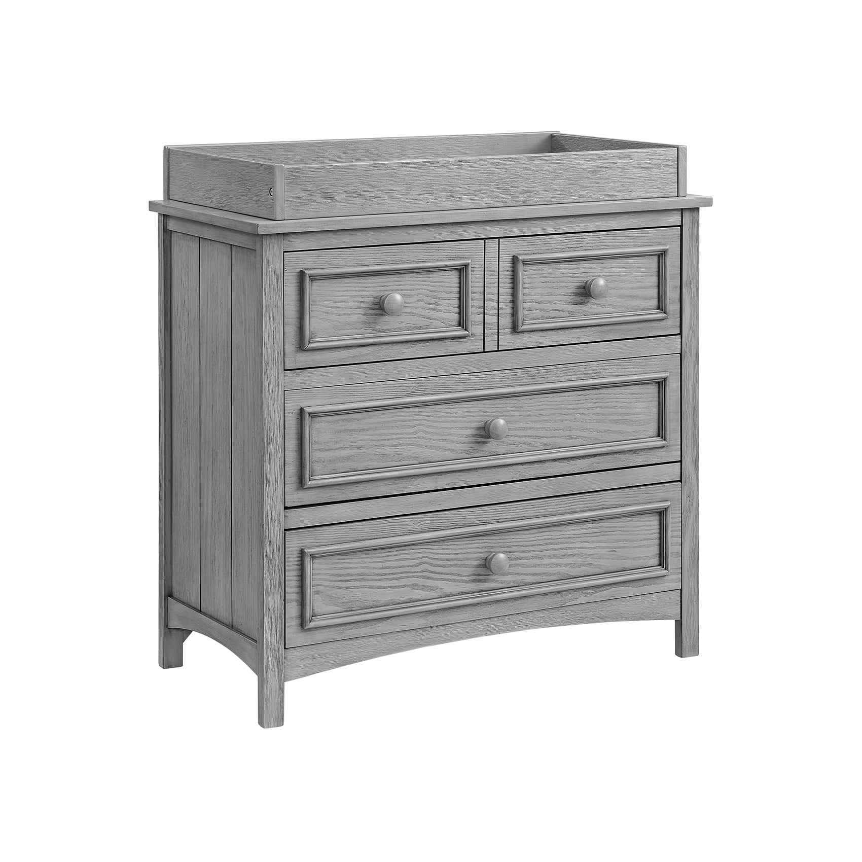 Oxford Baby Farmington / Bennett RTA Changing Topper for 3 Dr Dresser Rustic Gray