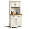 Sauder Gourmet Kitchen Unit, Antique White / Maple