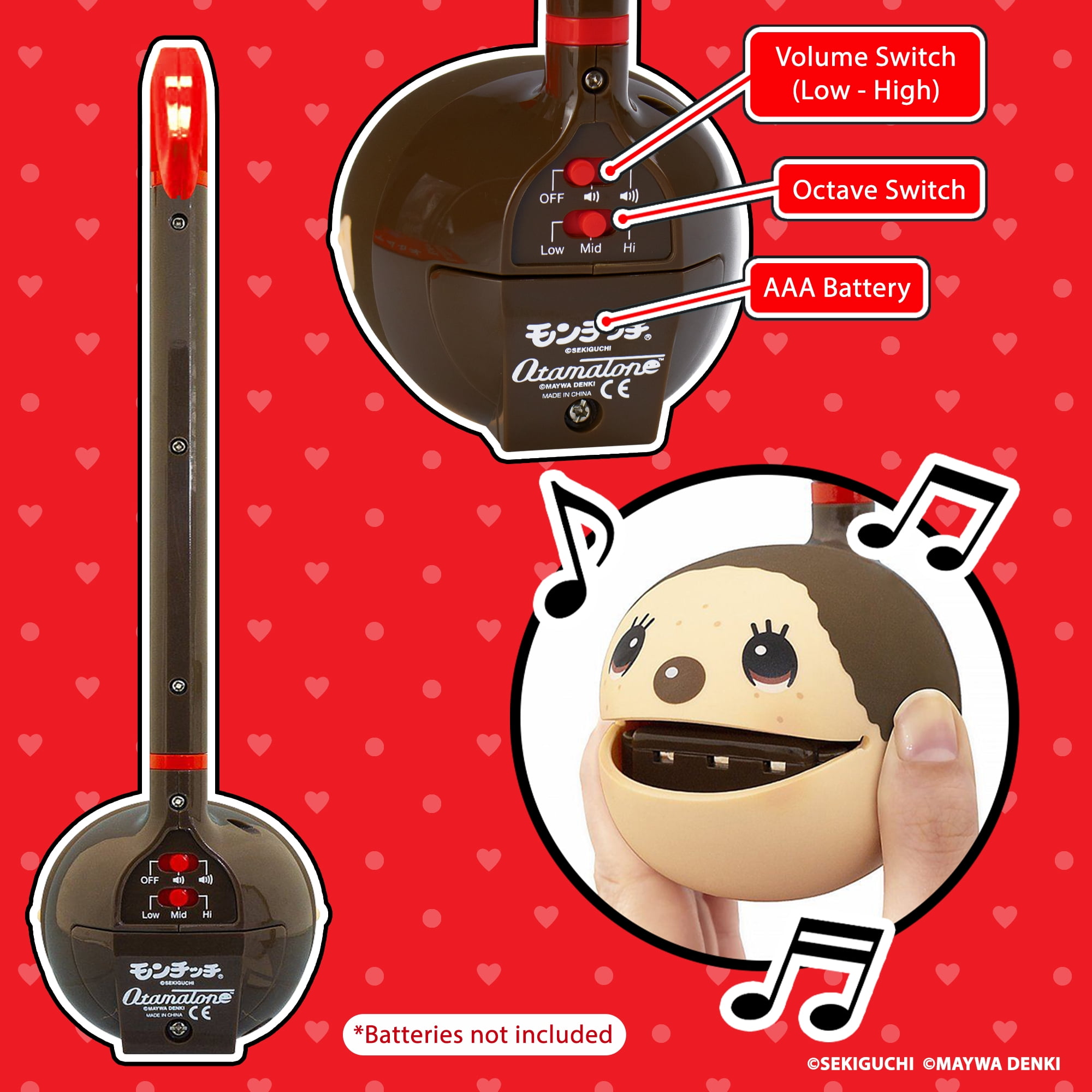 Otamatone Electronic Musical Instrument Toy for Children Unisex Adults - Monchhichi