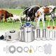 thumbnail image 1 of VEVOR Ordeñadora de cabras, cubeta de acero inoxidable 304 de 6 L, ordeñadora electrica de vacío de pulsación automática, ordeñadora portátil con tazas y tubos de silicona de grado alimenticio, 1 of 9