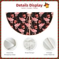 thumbnail image 3 of Sikiie New Year Flamingo Christmas Tree Skirt, Christmas Tree Decorations, Christmas Decor, Tree Mat Decoration(30-48IN)-36", 3 of 6