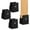 Black, variant on WEUVEB 4Pcs Adjustable Metal Furniture Risers with Screw Clamp for Table Bed Sofa Cabinet
