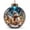 1C- Snowman, variant on Clearance Clear Christmas Tree Balls 3.15 Inch, Lighted Santa Reindeer Scene Ornament, Glowing Acrylic Tree Bulb for Home, Christmas Gift